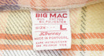 ビッグマック BIG MAC  70s JCPenny ヘビーネルシャツ チェックシャツ リペアあり 長袖シャツ マルチカラー Lサイズ 103MT-3534