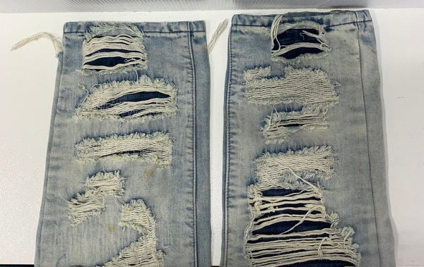 ジェイデッドロンドン Jaded London ダメージ加工 デニム ブルー W36サイズ 201MB-1063