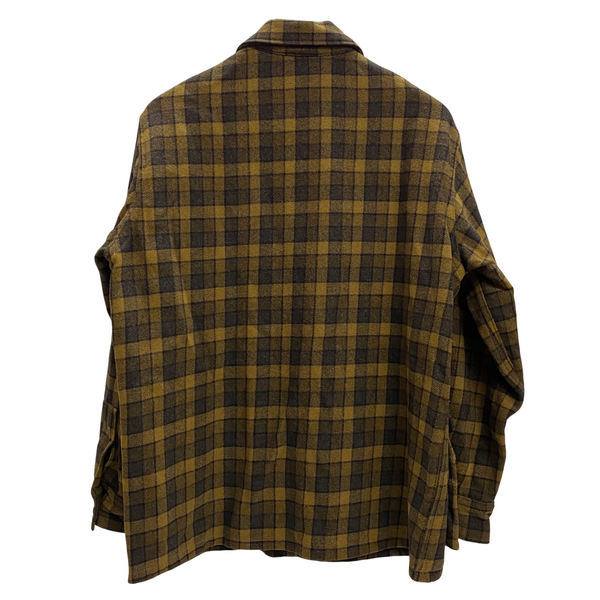 【曜日割引対象外】 ウールリッチ WOOLRICH 50's ウール チェックジャケット CPO Wool Jacket ジャケット イエロー 40サイズ 201MT-4384 VB