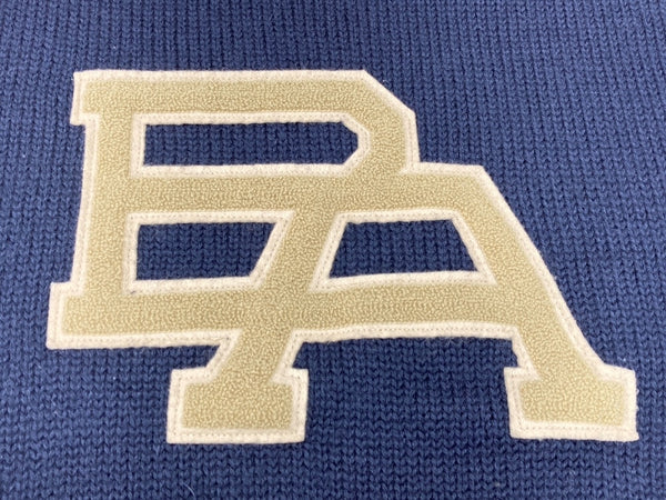 アベイシングエイプ A BATHING APE GORILLA WOOL ゴリラ ウール ニット セーター 紺 セーター 刺繍 ネイビー Mサイズ 104MT-1925