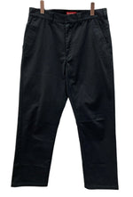 シュプリーム SUPREME WORK PANTS ワーク パンツ ジップアップ ズボン ボトムス フルレングス ポリエステル コットン メンズ BLACK 黒 無地 チノパン ブラック 32 104MB-329