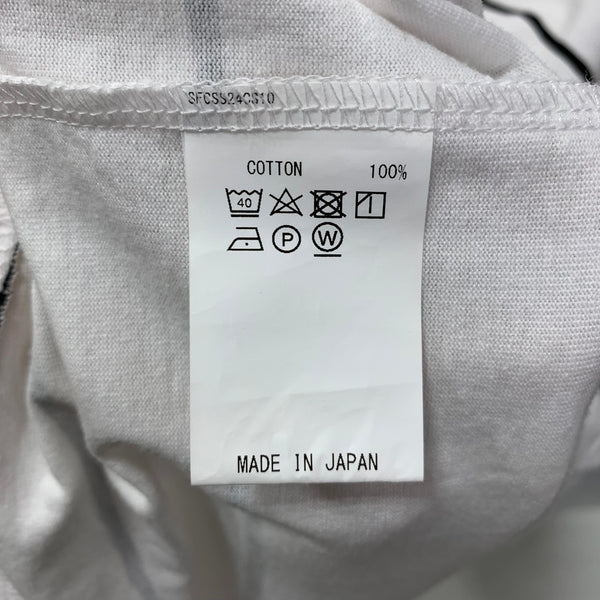 ストライプフォークリエイティブ Stripes For Creative Tシャツ ホワイト Lサイズ 201MT-4419