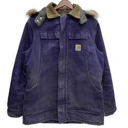 【曜日割引対象外】 カーハート Carhartt トラディショナルコート フード付き ダック ジャケット ネイビー 201MT-4470 VB