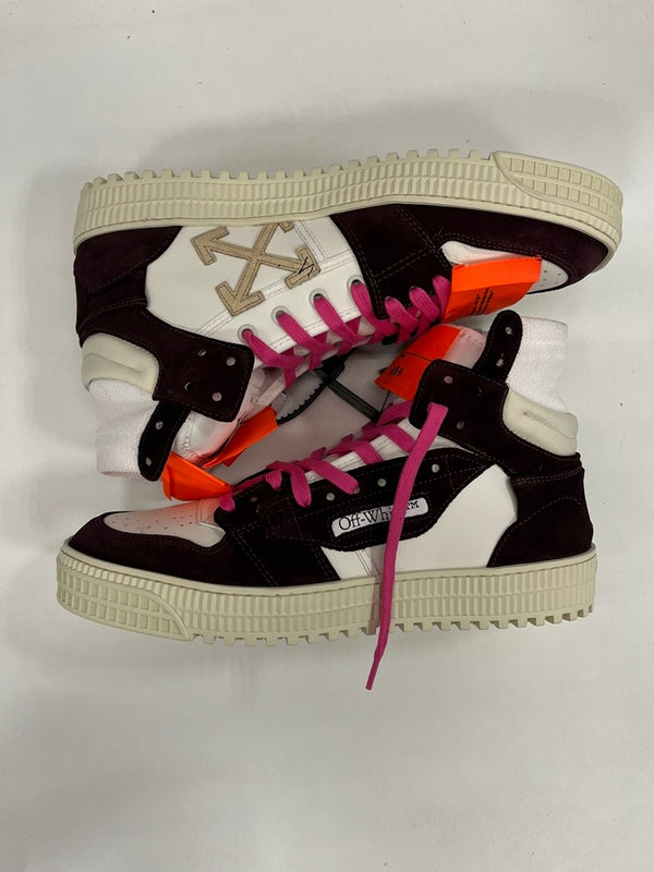 オフホワイト Off-White 3.0 OFF COURT SUPREME SUEDE BURGUNDY メンズ靴 スニーカー ワインレッド EU42 101sh-2155