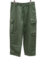 ディッキーズ Dickies DAN 別注 M47 Work Trousers ワーク トラウザーズ 緑 無地 カーゴパンツ カーキ サイズ 32 104MB-302