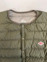 ダントン DANTON ダウンジャケット インナーダウン 中綿 オリーブ 緑 KW12-111-02 XL ジャケット カーキ 101MT-5256