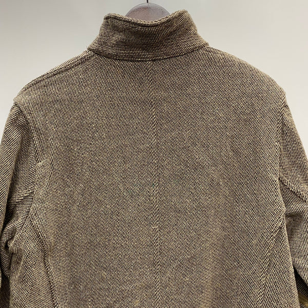 【曜日割引対象外】 キャピタル KAPITAL カシドス ウール ツイード ジャケット レザー ジャケット ベージュ 3サイズ 201MT-3684 VB