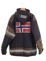 ナパピリ napapijri 90s マウンテンパーカー Made in ITALY 90's リフレクター 中綿 イタリア製 ジャケット マルチカラー LLサイズ 103MT-3522