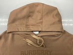 バーバリー Burberry Pullover Hoodie プル オーバー パーカー フーディー フロントロゴ CAMEL キャメル BROWN 茶色 8055317 XL パーカ プリント ベージュ 104MT-494