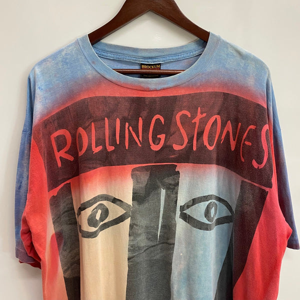 【曜日割引対象外】 ヴィンテージ vintage 90's Rolling Stones ローリングストーンズ  Voodoo Lounge ツアー USA製 BROCKUM Tシャツ マルチカラー XXLサイズ 201MT-4179 VB