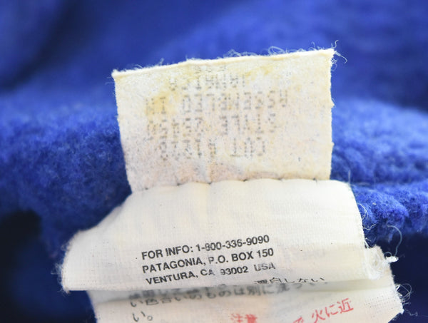 パタゴニア PATAGONIA 90s 90年代 SYNCHILLA SNAP-T シンチラ スナップT プルオーバー フリース ジャケット ジャケット ブルー LLサイズ 103MT-3398