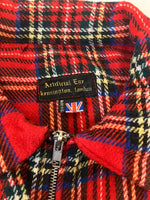 Artificial Eye  70's~80’s 70~80年代 Dリング パラシュートジャケット punk ロンドン UK タータンチェック パンクロック 当時物 VINTAGE ヴィンテージ - ジャケット 101MT-4620