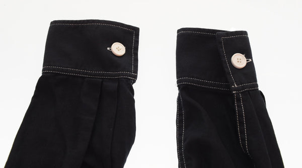 メゾンマルジェラ MM6 Maison Margiela 18SS リボンシャツ S32AM0280 長袖シャツ ブラック 38 103LT-129