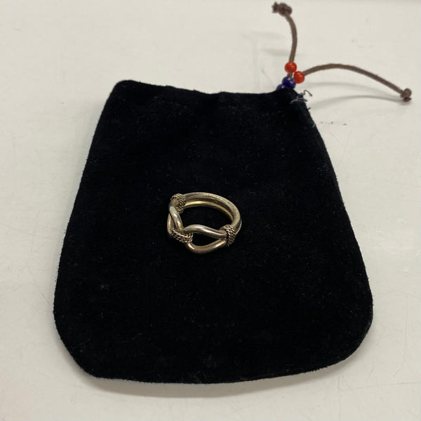 【曜日割引対象外】 【中古】インディアンジュエリー INDIAN JEWELRY Horse Whisper Ring Steve Arviso 12号 メンズジュエリー・アクセサリー 指輪・リング シルバー 201goods-669 VB