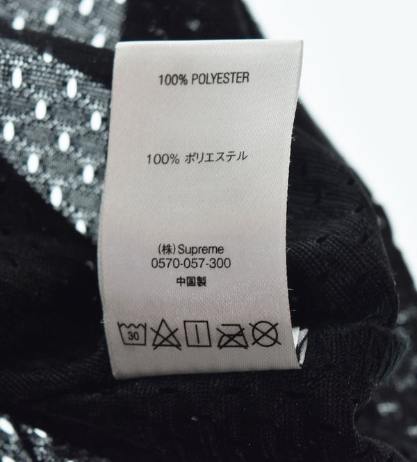 シュプリーム SUPREME 20SS Glitter Football Top グリッター ロゴ メッシュ フットボール Tシャツ Tシャツ ブラック Mサイズ 103MT-3317