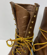 【曜日割引対象外】 ハソーン Hathorn Explorer Tracker Lace-to-Toe Boots 9D メンズ靴 ブーツ その他 ロゴ ブラウン 201-shoes556