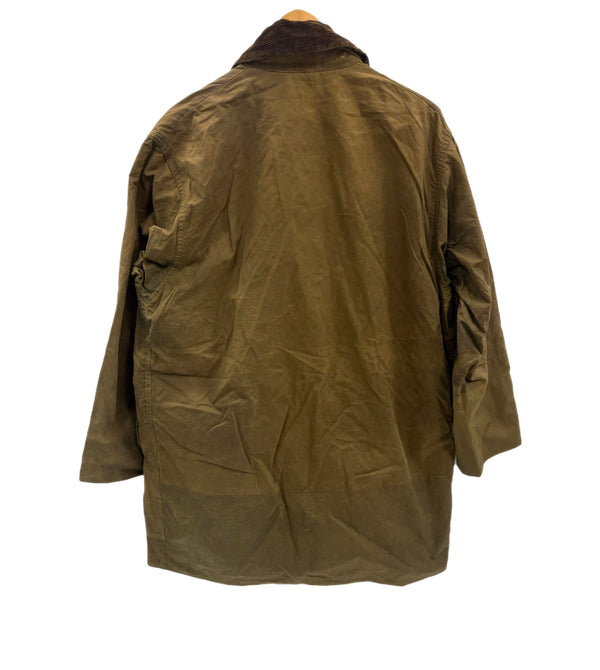 バブアー BARBOUR 90's 90年代 3ワラント BORDER ボーダー ワックス コットン オイルドジャケット コート VINTAGE ヴィンテージ A200 C40 ジャケット カーキ 101MT-5340