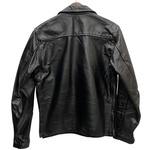 【曜日割引対象外】 ヴィンテージ vintage 70's Taubers レザープルオーバーシャツ ジャケット ブラック 38サイズ 201MT-4460 VB