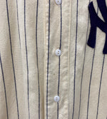 ミッチェルアンドネス MITCHELL & NESS AUTHENTIC baseball shirt 半袖シャツ ホワイト Mサイズ 201MT-2728