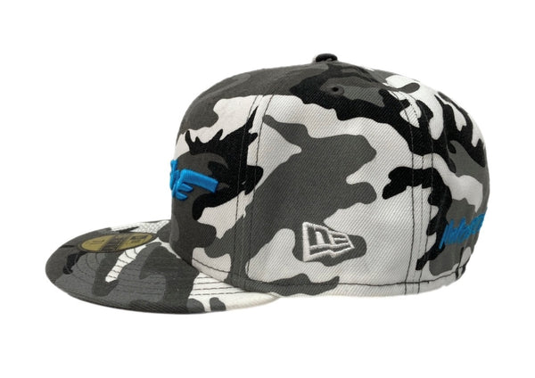 シュプリーム SUPREME 24SS × Futura フューチュラ New Era Snow Camo ニュー エラ スノー カモ ベースボール キャップ 帽子 灰 帽子 メンズ帽子 キャップ 刺繍 マルチカラー 104H-69