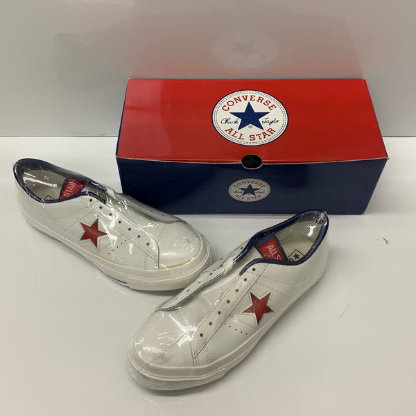 【曜日割引対象外】 コンバース CONVERSE 90's ONE STAR OX 日本製 US7 デッドストック メンズ靴 スニーカー ホワイト 25.5cmサイズ 201-shoes1130 VB