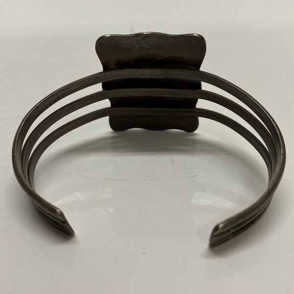 【曜日割引対象外】 【中古】インディアンジュエリー Indian jewellery M刻印 ナバホ サンダーバード ターコイズ 太陽 メンズジュエリー・アクセサリー バングル 201goods-592 VB