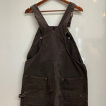 【曜日割引対象外】 カーハート Carhartt 15年製 ダブルニー オーバーオール つなぎ・オーバーオール ブラウン 40×30サイズ 201MB-1192 VB