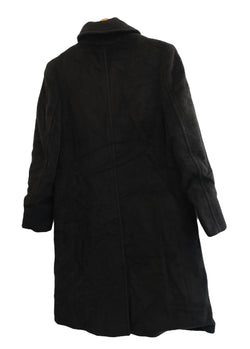 マックスマーラ Max Mara ステンカラーコート 無地 イタリア製 コート ブラック 101LT-243