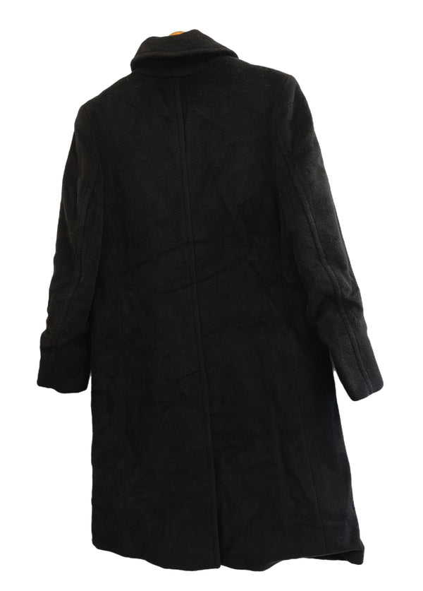 マックスマーラ Max Mara ステンカラーコート 無地 イタリア製 コート ブラック 101LT-243