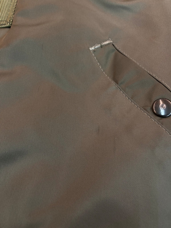 アビレックス AVIREX MA-1 FLIGHT JACKET フライト ジャケット ボンバー ジップアップ ミリタリー 軍物 アウター 緑 ジャケット 刺繍 カーキ Lサイズ 104MT-1799