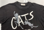 ヴィンテージ vintage 80s 80年代 CATS キャッツ ミュージカル アートT 半袖 黒 Tシャツ プリント ブラック Mサイズ 104MT-1667