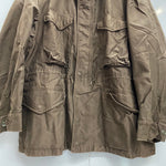 【曜日割引対象外】 ミリタリー MILITARY 50's 60's US.ARMY M-51 フィールドジャケット 後染め ジャケット ブラウン Lサイズ 201MT-4628 VB