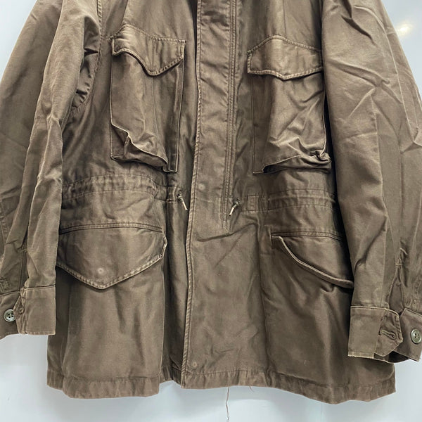 【曜日割引対象外】 ミリタリー MILITARY 50's 60's US.ARMY M-51 フィールドジャケット 後染め ジャケット ブラウン Lサイズ 201MT-4628 VB