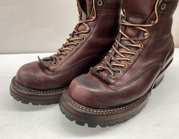 ホワイツブーツ WHITE'S BOOTS 6"SMOKE JUMPER スモーク ジャンパー Vibramソール レースアップ 革靴 シューズ 茶 350VLTT メンズ靴 ブーツ ワーク ブラウン サイズ 9E 104S-771