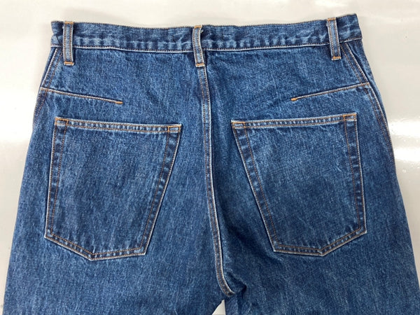 ネヴァーフォーゲット NVRFRGT 3D TWISTED JEANS ツイスト ジーンズ ジップフライ ジーパン パンツ インディゴ 青 無地 NF231P01B デニム ブルー サイズ3 104MB-397