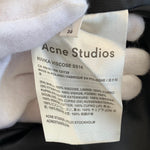 アクネステュディオズ Acne Studios ノースリーブワンピース　スリット ワンピース 無地 ブラック 32サイズ 201LT-278