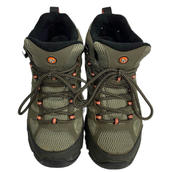 メレル MERRELL モアブ 3 シンセティック ミッド ゴアテックス MOAB 3 SYNTHETIC MID GORE-TEX J500182 レディース靴 スニーカー グリーン 24.5cmサイズ 201-shoes1427