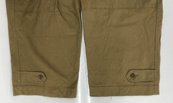 ミリタリー Military 50s 50年代 French Army フランス軍 Ｍ47 前期 無地 カーゴパンツ カーキ サイズ37 104MB-375