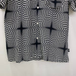 ステューシー STUSSY Psychedelic Checker Shirt 半袖シャツ ホワイト Mサイズ 201MT-3906