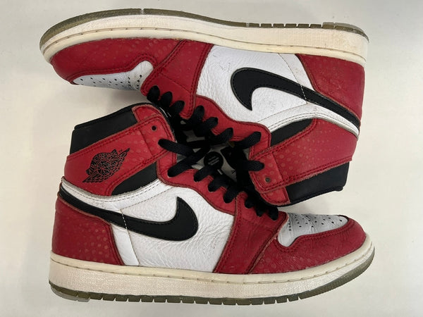 ジョーダン JORDAN Spiderman Nike Air Jordan 1 Origin Story Gym Red スパイダーマン ナイキ エアジョーダン1 オリジンストーリー ジムレッド 555088-602 メンズ靴 スニーカー ホワイト 26cm 101sh-2184