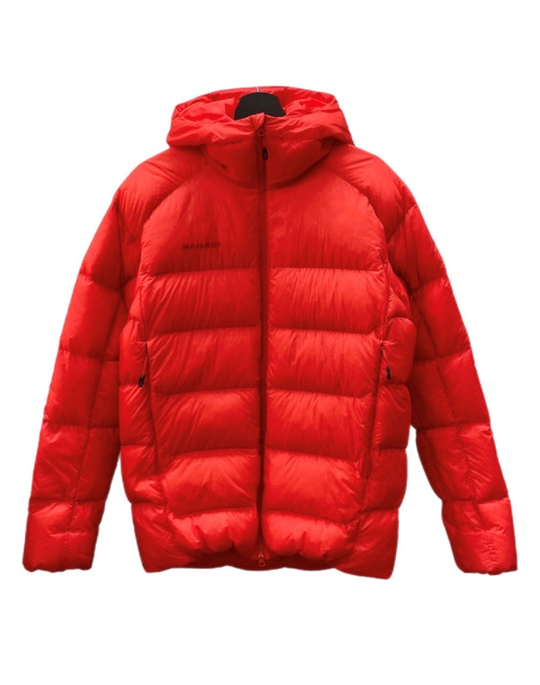 マムート MAMMUT MERON IN HOODED JACKET メロン インサレーション フーデット ジャケット ダブルジップ アウトドア アウター 赤 1013-00741 ジャケット ロゴ レッド Lサイズ 104MT-2168
