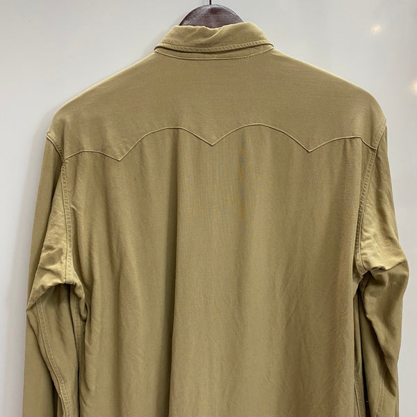 【曜日割引対象外】 ヴィンテージ vintage 40's FORBES ウエスタンシャツ 長袖シャツ ベージュ 201MT-4422 VB