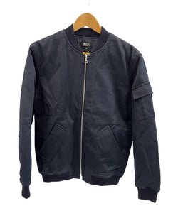 アーペーセー A.P.C. コットン MA-1 ボンバージャケット 紺 1110121 ジャケット ネイビー Sサイズ 101MT-5242