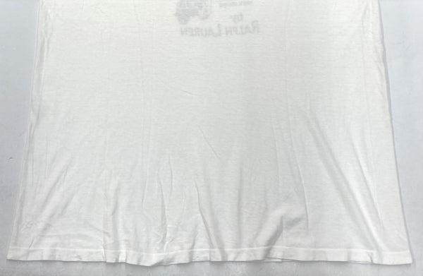 ダブルアールエル RRL 90s WORK WEAR T-SHIRT ワーク ウェア Tシャツ 半袖 USA製 プリント Ralph Lauren 白 Tシャツ ロゴ ホワイト XLサイズ 104MT-1516