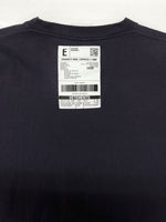 ヴェトモン VETEMENTS 20SS PRINT LOGO S/S TEE プリント ロゴ 半袖 Ｔシャツ バーコードパッチ クルーネック 紺 Tシャツ ロゴ ネイビー Mサイズ 104MT-2342