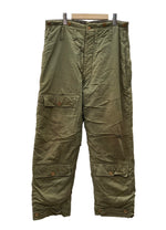 ミリタリー Military 40s 40年代 USAF アメリカ軍 TYPE A-9 フライトパンツ アルパカライナー 黒タグ  ワンポイント カーゴパンツ カーキ サイズ40 104MB-365