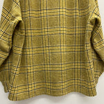 【曜日割引対象外】 ペンドルトン PENDLETON 60's Wool Open Collar Shirt 開襟 チェック 長袖シャツ 黄色 XLサイズ 201MT-3720 VB