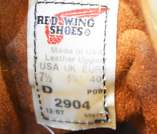 レッドウィング RED WING LINEMAN BOOTS  ラインマンブーツ 2904 2904 メンズ靴 ブーツ ワーク ブラウン 7 1/2 25.5cm 103S-1304