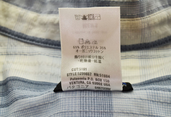 パタゴニア PATAGONIA 半袖 チェックシャツ 52998S7 XXL 半袖シャツ 3Lサイズ 103MT-2863