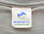 パタゴニア PATAGONIA 90s Organic cotton Benefical T's Made in USA 90's ベネフィシャルT USA製 ロンT カーキグリーン LLサイズ 103MT-3220